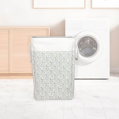 Belle Maison Large Floral Laundry Floor Bin