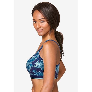 Comfort Choice Women's Plus Size Gel Bottom Band Bra