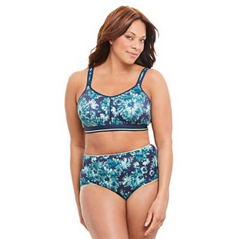 Comfort Choice Women's Plus Size Gel Bottom Band Bra