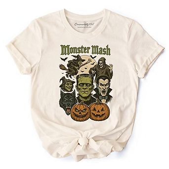 Monster Mash Classic T-Shirt, Halloween Monsters Tee for The Spooky Season