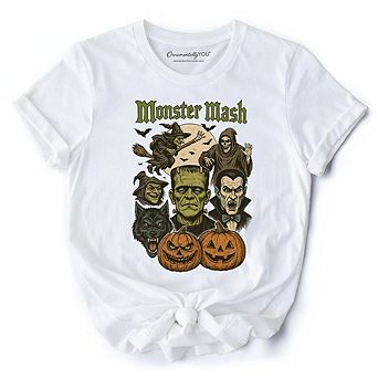 Monster Mash Classic T-Shirt, Halloween Monsters Tee for The Spooky Season