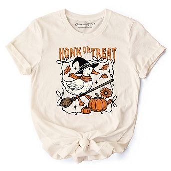 Honk or Treat Goose T-Shirt, Hilarious Halloween Tee for Silly Bird Enthusiasts
