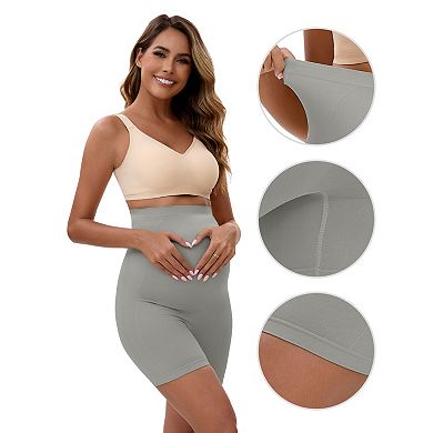 Women's Maternity High Waist Thigh Slimmers for Under Dresses Soft Comfort Pregnancy Shapewear
