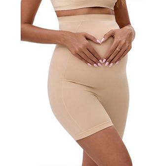 Women's Maternity High Waist Thigh Slimmers for Under Dresses Soft Comfort Pregnancy Shapewear