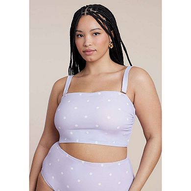 ELOQUII Women's Plus Size Strapless Tankini