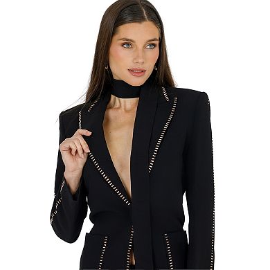 Pamela Blazer with Belt