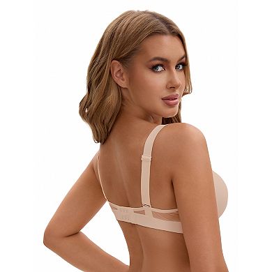 Women's Push Up Underwire Adjustable Straps Seamless Soft Bras