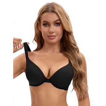 Women's Push Up Underwire Adjustable Straps Seamless Soft Bras