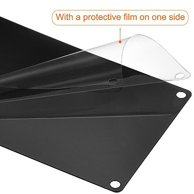 5Pcs Stainless Steel Blank Tags, 80 x 50mm Rectangle Engraving Blanks Card with 4 Hole