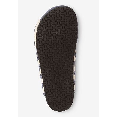 Comfortview Women's The Reese Slip On Footbed Sandal