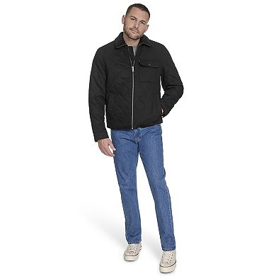 Men's Dockers Quilted Utility Jacket with Corduroy Collar
