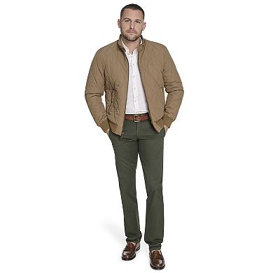 Men's Dockers Quilted Bomber Jacket with Stand Collar