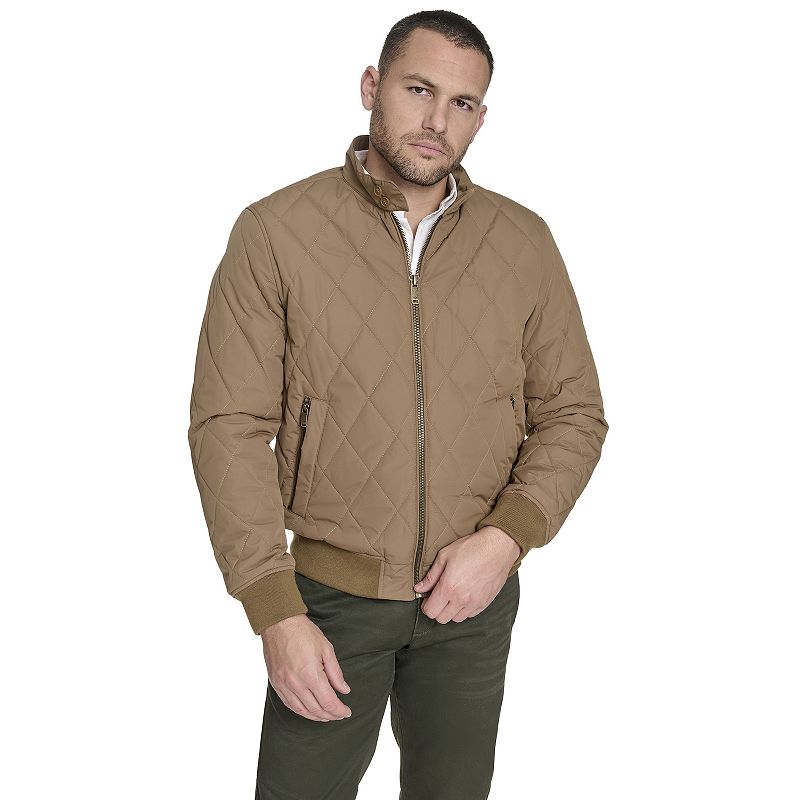 Men's Dockers® Quilted Bomber Jacket with Stand Collar,
