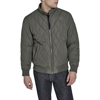 Men's Dockers® Quilted Bomber Jacket with Stand Collar