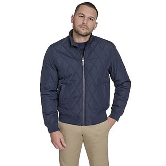 Men's Dockers® Quilted Bomber Jacket with Stand Collar