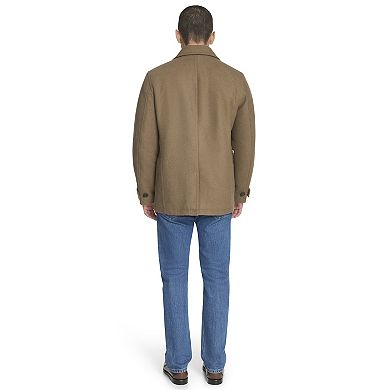 Men's Dockers Double-Breasted Wool Blend Peacoat