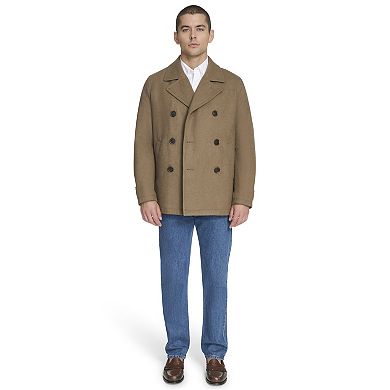 Men's Dockers Double-Breasted Wool Blend Peacoat