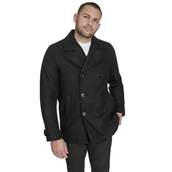 Men's Dockers® Double-Breasted Wool Blend Peacoat