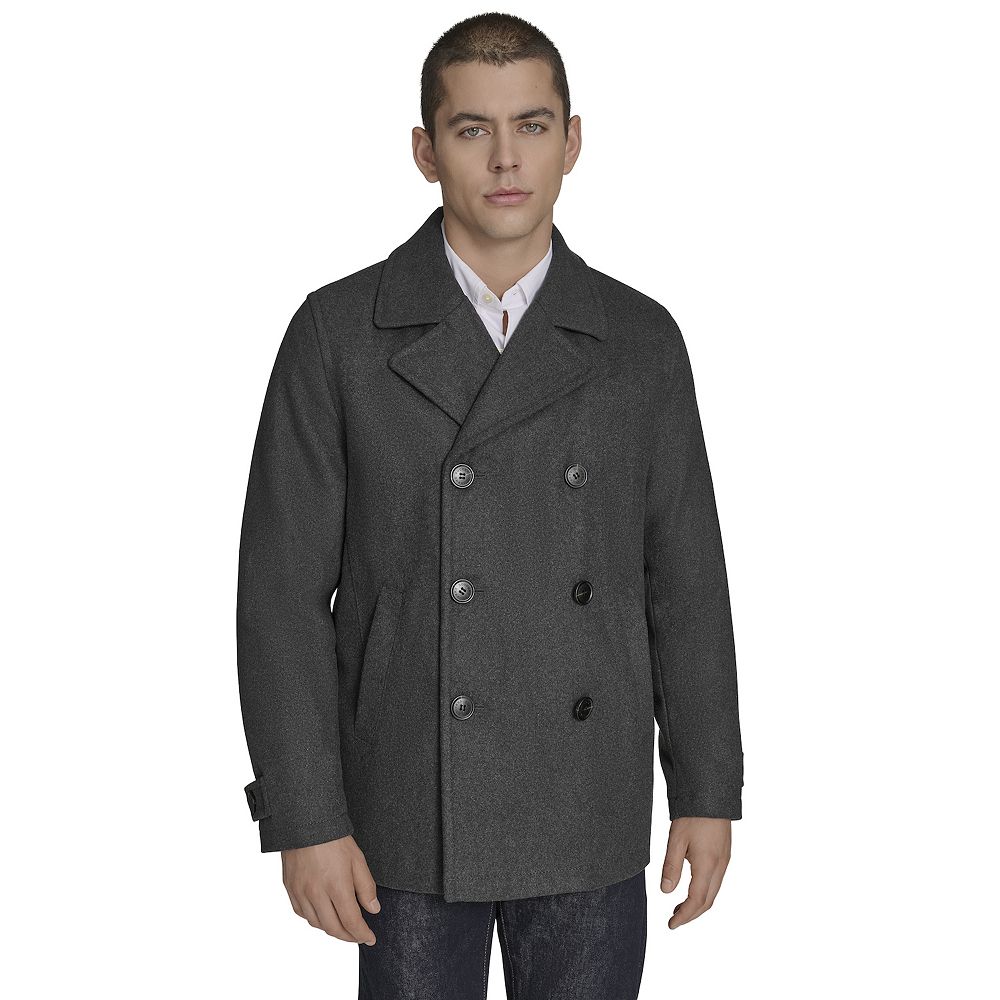 Men's Dockers® Double-Breasted Wool Blend Peacoat