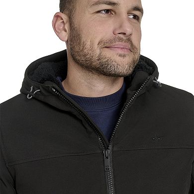 Dockers Sherpa Lined Softshell Hooded Jacket