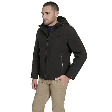 Dockers Sherpa Lined Softshell Hooded Jacket