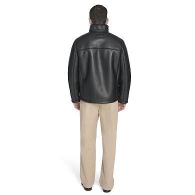 Dockers Stand Collar Faux Shearling Jacket