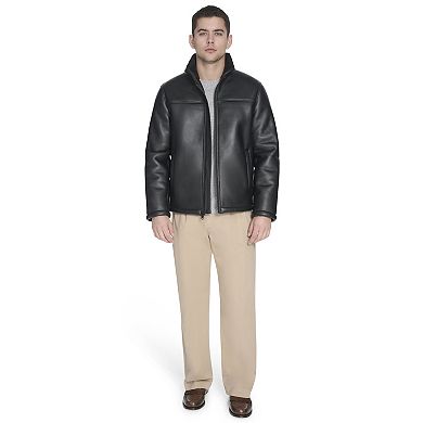 Dockers Stand Collar Faux Shearling Jacket