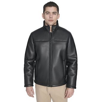 Dockers® Stand Collar Faux Shearling Jacket