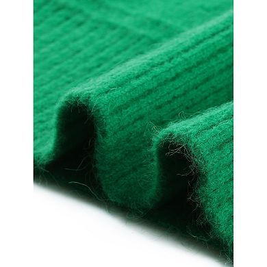 Women's Sleeveless Sweaters Vest Casual Mock Neck Cap Sleeve Knit Pullover Sweater Tops