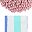 Blue Green Solid Pink