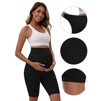 Women's High Waist Maternity Thigh Slimmers Hip Lifter Soft Pregnancy Belly Support Control Panties