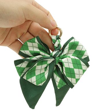 Trendy Double Layer Bow Handbag Charm 1 Pc