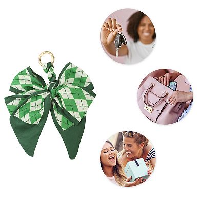 Trendy Double Layer Bow Handbag Charm 1 Pc