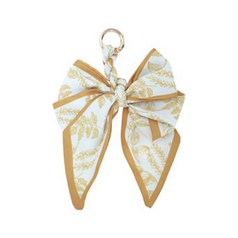 Trendy Double Layer Bow Handbag Charm 1 pc