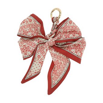 Trendy Double Layer Bow Handbag Charm 1 pc