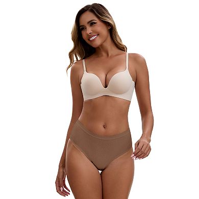 Women's High Waisted Tummy Control Briefs Hip Lifter Underwear