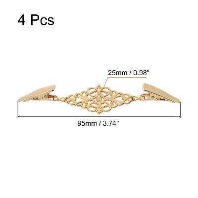 SIYWINA Cardigan Clip Argento Retro Maglione Clip Scialle Clip Camicia Clip Spille Colletto Clip