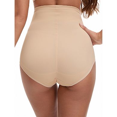 Women's Hook Zipper Front Closure Slimming Waist Hip Lifter Control Panties Briefs