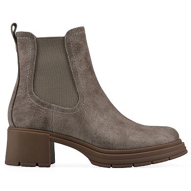 Cliffs By White Mountain Mingo Women's Chelsea Boots Slip-On Block Heel