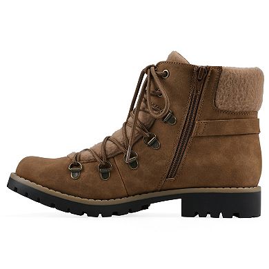 Cliffs By White Mountain Pioneer Women's Lace-Up Ankle Boots