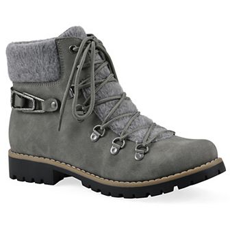 Cliffs By White Mountain Pioneer Women's Lace-Up Ankle Boots