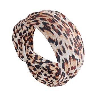 Comfortable Headband Leopard Wide Headband for Sport 1 pc
