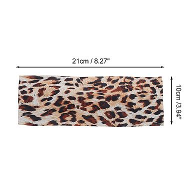 Comfortable Headband Leopard Wide Headband for Sport 1 Pc