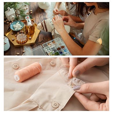 50Pcs Wooden Buttons 12.5mm 4 Hole Round Wood Sewing Button Craft