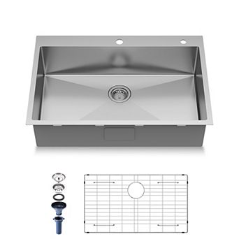 Stainless Steel Rectangular Vessel kitchen Sink