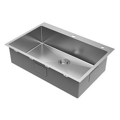 Stainless Steel Rectangular Vessel kitchen Sink