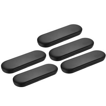 Metal Tin Box Containers, 5 pc 6.9x2.4x0.7 Inch Rectangular Empty Hinged Tins Box