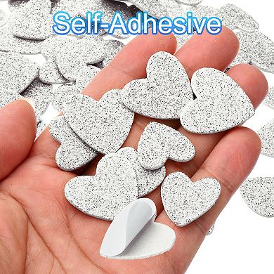 Foam Stickers, 120 Pcs EVA Self Adhesive Glitters Foam Shape Sticker Craft Supplies