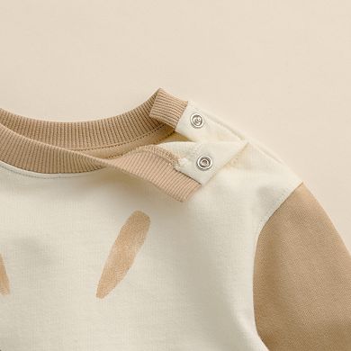 Baby Little Co. by Lauren Conrad 2-pc. Seamed Bunny Crew & Pants Set