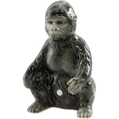 Gorilla Mother with Baby Ceramic Magnetic Salt and Pepper Shaker Set